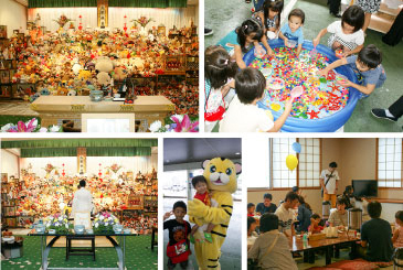 さくらホール十日市での人形供養祭の写真